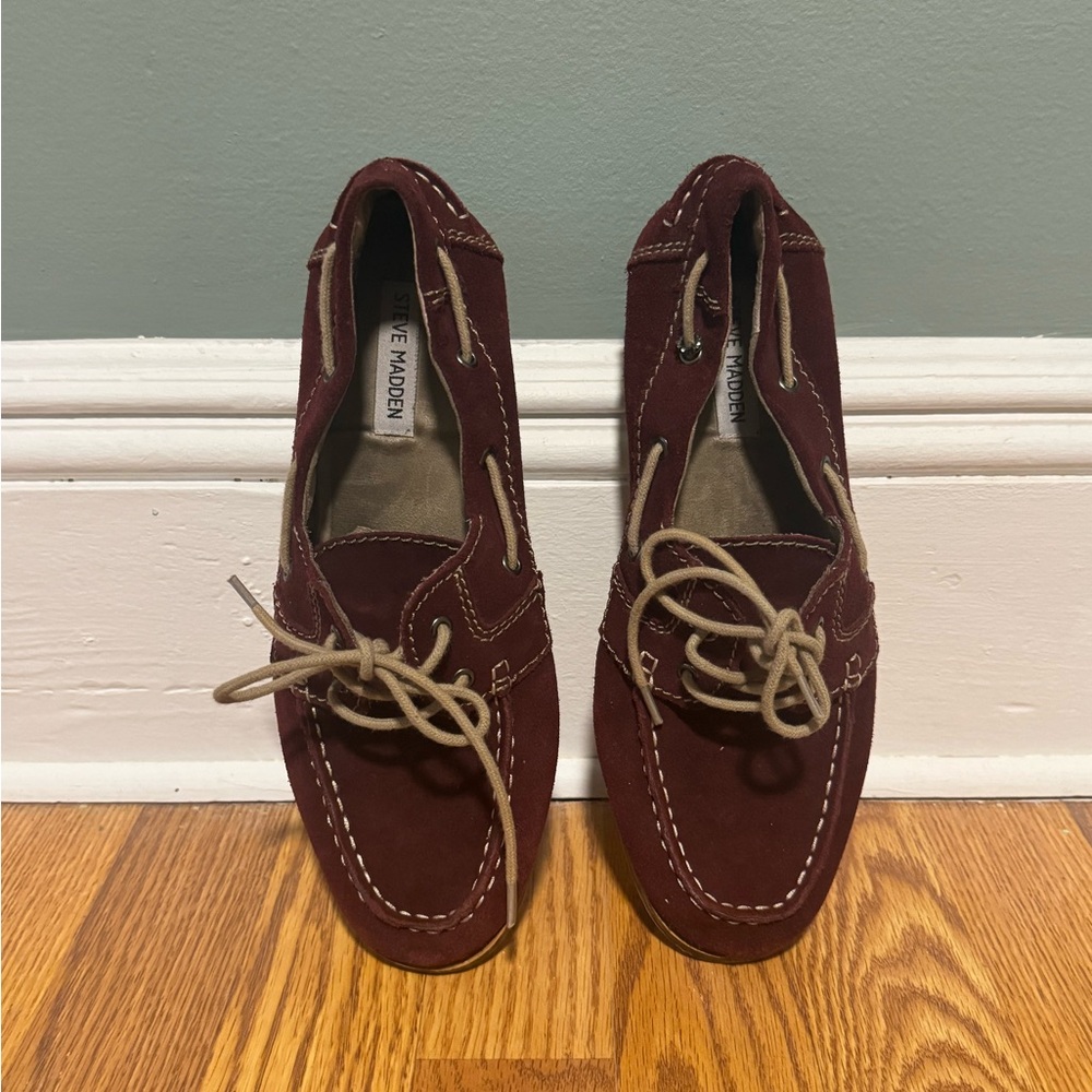 Steve Madden Women's Burgundy Loafers